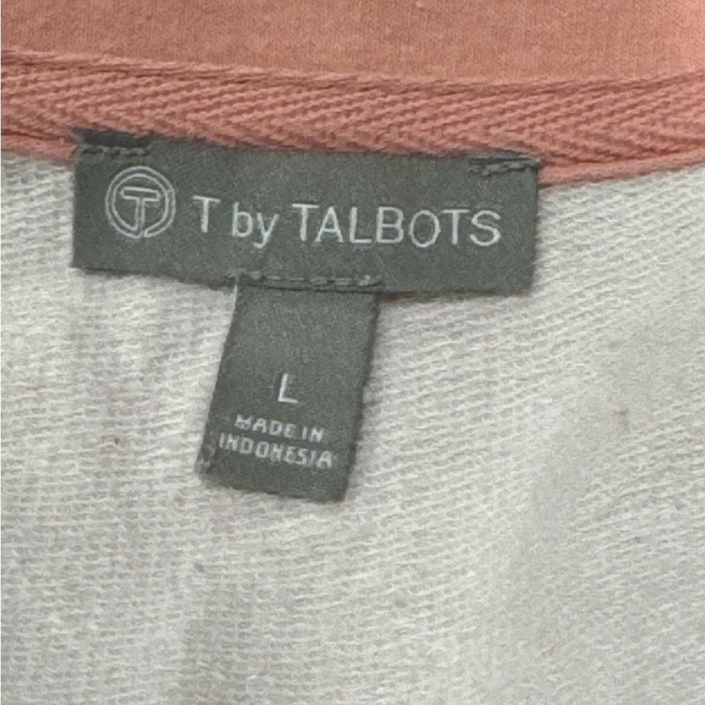 Talbots Colorblock And Stripes Half Button Pullov… - image 7